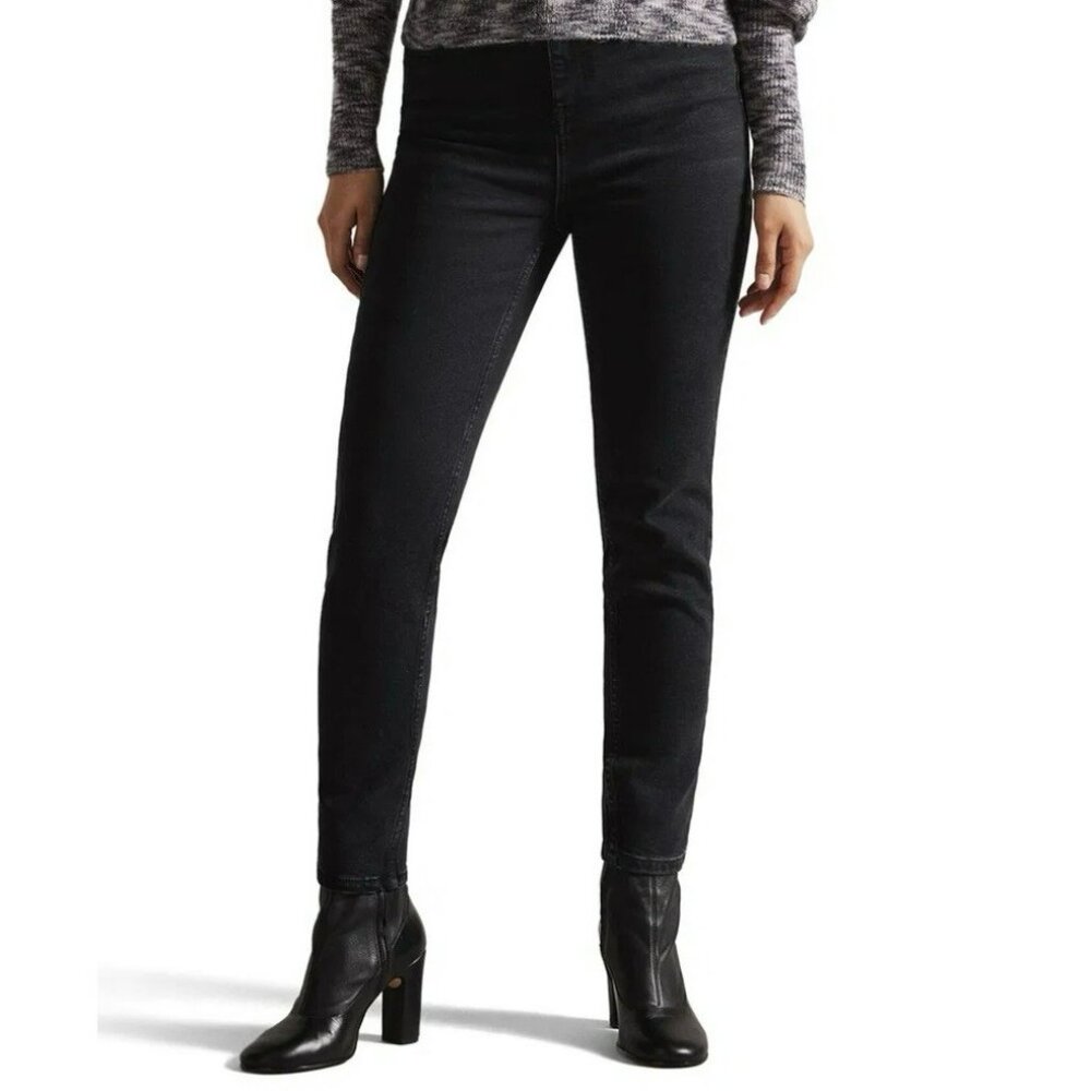NWT Ted Baker London Skinny Washed Black Jean Size 26